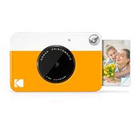 KODAK Printomatic Appareil photo numérique à impression instantanée couleur - Photos de haute qualité sur papier autocollant Zink 2 x 3" - 5 MP, portable, cadeau créatif pour anniversaire, Noël- Jaune