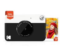 KODAK Printomatic Appareil photo numérique à impression instantanée couleur - Photos de haute qualité sur papier autocollant Zink 2 x 3" - 5 MP, portable, cadeau créatif pour anniversaire, Noël - Noir