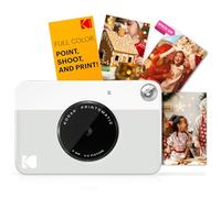 KODAK Printomatic Appareil photo numérique à impression instantanée couleur - Photos de haute qualité sur papier autocollant Zink 2 x 3" - 5 MP, portable, cadeau créatif pour anniversaire, Noël - Gris