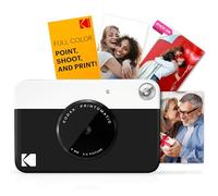 KODAK Printomatic Appareil photo numérique à impression instantanée couleur - Photos de haute qualité sur papier autocollant Zink 2 x 3" - 5 MP, portable, cadeau créatif pour anniversaire, Noël - Noir