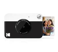 KODAK Printomatic Appareil photo numérique à impression instantanée couleur - Photos de haute qualité sur papier autocollant Zink 2 x 3" - 5 MP, portable, cadeau créatif pour anniversaire, Noël - Noir