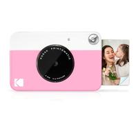 KODAK Printomatic Appareil photo numérique à impression instantanée couleur - Photos de haute qualité sur papier autocollant Zink 2 x 3" - 5 MP, portable, cadeau créatif pour anniversaire, Noël - Rose