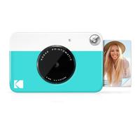 KODAK Printomatic Appareil photo numérique à impression instantanée couleur - Photos de haute qualité sur papier autocollant Zink 2 x 3" - 5 MP, portable, cadeau créatif pour anniversaire, Noël - Bleu