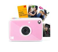 Kodak Printomatic+ Appareil Photo Numérique Instantané 10MP avec LED RVB, Imprime des Photos Couleur sur Papier Zink 2x3” - Rose