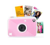 Kodak Printomatic+ Appareil Photo Numérique Instantané 10MP avec LED RVB, Imprime des Photos Couleur sur Papier Zink 2x3” - Rose