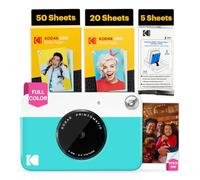 Kodak Printomatic Caméra Instantanée Full-Color - Pack 75 Feuilles - Photo Zink 2x3 - Bleu