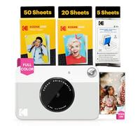 Kodak Printomatic Caméra Instantanée Full-Color - Pack 75 Feuilles - Photo Zink 2x3 - Gris