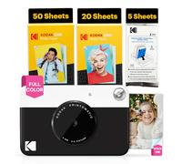 Kodak Printomatic Caméra Instantanée Full-Color - Pack 75 Feuilles - Photo Zink 2x3 - Noir