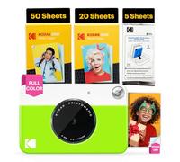 Kodak Printomatic Caméra Instantanée Full-Color - Pack 75 Feuilles - Photo Zink 2x3 - Vert