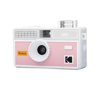 KODAK i60 - Appareil Photo Argentique Réutilisable 35 mm, Objectif 31 mm f/10, Flash Pop-Up Manuel, Compatible ISO 200/400/800, Design Rétro Léger, Viseur Optique - Rose Clair