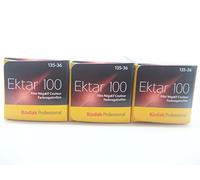 Kodak Professional Ektar 100 - 135 - 36 - Lot de 3 films d'impression négatif couleur