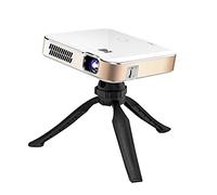 Kodak Projecteur Portable Intelligent HD Luma 400 - Compatible Wi-FI, Bluetooth, HDMI & USB - Blanc - Résolution Native 720p (4K) jusqu'à 150 Pouces, 200 lumens ANSI - Trépied Inclus