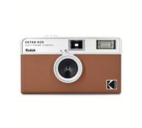 Kodak EKTAR H35 Caméra de Film Demi-Format 35 mm, réutilisable, sans Mise au Point, léger, Facile à Utiliser (Marron) (Film et Piles AAA Non incluses)