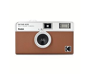 KODAK RK0110 - Bundle Kodak Film Camera Ektar H35 Brown + Pellicule 35mm Half frame