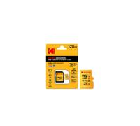 Kodak – Carte microSD 128 Go UHS-I U3 V30 A1 – microSDHC/XC – 95/85 MB/s (lecture/écriture)