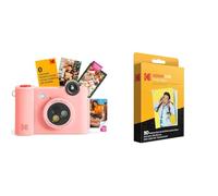 KODAK Smile+ 2 en 1 Appareil Photo numérique instantané et imprimante Photo sans Fil Bluetooth + Papier Photo KODAK Premium 2"x3" (50 Feuilles)