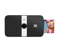 KODAK Smile Appareil photo numérique - Appareil photo numérique à ouverture par glissière 10 MP avec imprimante ZINK 2x3 - Noir/Blanc
