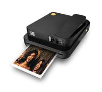 KODAK SMILE Classic, appareil photo numérique avec Bluetooth (Noir) images de 16 mp, 35 impressions par charge - Comprend : papier photo ZINK de 3,5 x 4,25 pouces, Cadres autocollants