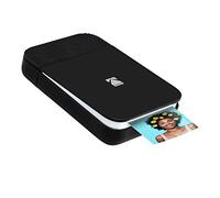 KODAK Smile Couleur Imprimante numérique instantanée - Mini imprimante Bluetooth rétractable pour iPhone et Android - Papier 2x3 ZINK - Noir / Blanc