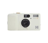 Kodak Snapic A1 - Appareil Photo Argentique 35mm Réutilisable avec Objectif en Verre à 3 Éléments, Grand Angle 25mm, Mise au Point 2 Zones et Fonction Double Exposition - Blanc Ivoire