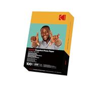 KODAK Snapshot Photo Paper - Papiers Photo Instantanés, Finition Brillante, Pack de 100 Feuilles de Papier Photo, Format 102 x 152mm, 180 gsm, Compatible avec Imprimantes Jet d'Encre