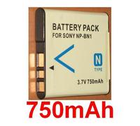 Kodak Sony Li-Ion Accu NP-BN 1 600mAh