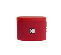 KODAK Soundbrix - Enceinte Bluetooth Magnétique avec Mécanisme de Docking, Sans Fil, Connectez jusqu'à 100 Enceintes, Autonomie de 3h, Charge Type-C, Puissance 5W RMS - Roug