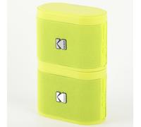 KODAK Soundbrix - Lot de 2 Enceintes Bluetooth Magnétique avec Mécanisme de Docking, Sans Fil, Connectez jusqu'à 100 Enceintes, Autonomie de 3h, Charge Type-C, Puissance 5W RMS - Jaune