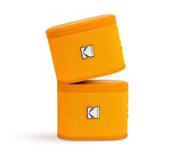 KODAK SOUNDBRIX Lot de 2 Enceintes Portables sans Fil - Connexion Jusqu'à 100 Enceintes - Dock Magnétique et Son Puissant 5W - 3H d'Autonomie - Orange