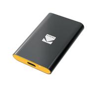 Kodak - SSD Externe Portable X210S - Aluminium - USB 3.2 Gen2x2 - Compatible PC Mac PS5 Xbox - 512GB - Léger - Câble USB-C Inclus - pour Gaming et Travail
