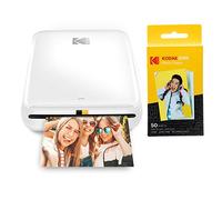 KODAK Step Imprimante | Imprimante mobile sans fil ZINK Zero Ink et application KODAK iOS et Android | Imprimez des photos autocollantes 5 x 7 cm avec Bluetooth + Kodak Zink - Photo Paper 50 Pièces