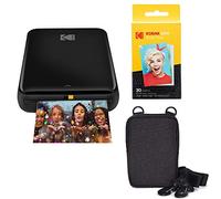 Kodak Imprimante photo mobile Step – Sans fil – Technologie Zinc – Noir, kit de voyage 2 x 3