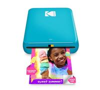 KODAK Step Imprimante photo instantanée, Photos autocollantes couleur Zink 5 x 7,6 cm, compatible Bluetooth avec appareils iOS et Android, application de retouche, bleu