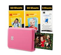 KODAK Step Imprimante Smartphone Instantanée - Pack 75 Feuilles - Mini Imprimante sans Fil - Rose