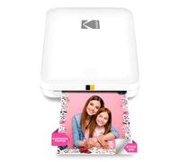 Kodak Step Slim Imprimante Photo Portable pour Smartphone - Design élégant, Couleur - Photos adhésives Zink 2x3” - Impression Depuis iOS & Android Via Bluetooth avec appli ludique - Blanc