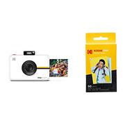 KODAK Step Touch | Appareil numérique 13MP avec imprimante instantanée et écran tactile LCD 3,5 vidéo HD 1080p, zoom 10x, miroir à selfies, Bluetooth + Kodak Zink - Photo Paper 50 Pièces