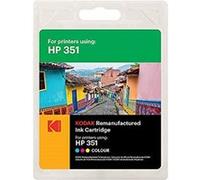 Kodak Supplies 185H035113 approprié pour HP DJD4260 Encre Couleur Compatible Aussi HP351/CB337EE 170 côtés 12ml