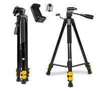 KODAK Trépied léger PhotoGear avec Guide électronique | Trépied Compact en Aluminium à 3 Sections Qui s'ajuste de 22" à 6", tête à 3 Voies, Plaque à dégagement Rapide