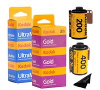 Kodak Ultramax 400 35 mm Film 3 Pack & Kodak Gold 200 35 mm Film 3 Pack Bundle (6 rouleaux au total) 36exp pour appareil photo film 35 mm 35 mm -