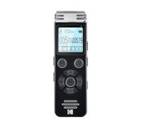 Kodak Dictaphone numérique VRC 450 – Enregistreur vocal stéréo 8 Go – Noir finition métal