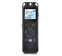 KODAK VRC250 - Enregistreur Vocal Haute Intensité, Mini Dictaphone Rechargeable avec Commande Vocale, Batterie Lithium, Lecteur MP3 et Dispositif d’Écoute