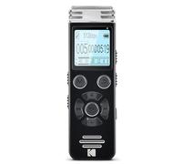 Kodak Dictaphone numérique VRC 450 – Enregistreur vocal stéréo 8 Go – Noir finition métal
