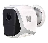 KODAK W101 Caméra de surveillance FULL HD 1080p totalement autonome, Connexion Wifi et batterie longue durée, Utilisable en intérieur et en extérieur avec batterie ( 4 piles LR6 AA )
