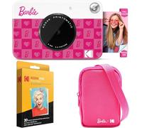 Kodak x Barbie Printomatic Appareil Photo Numérique Instantané Full-Color Barbie Starter Bundle (Style Iconique) + Étui Deluxe Barbie + Papier Zink (20 Feuilles)