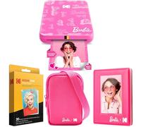 Kodak x Barbie Step Slim Imprimante Photo Mobile Instantanée sans Fil (Style Signature) + Étui Deluxe Barbie + Album Photo Barbie + Papier Zink (20 Feuilles)