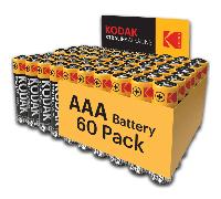 KODAK Xtralife Piles AAA-LR3 Alcaline 1,5V - Pack de 60