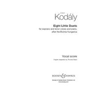 Kodaly: Eight (8) Little Duets After the Bicinia Hungarica Soprano and Tenor and Piano