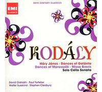 Kodaly : Hary Janos - Danses - Missa Brevis - Sonate pour violoncelle seul