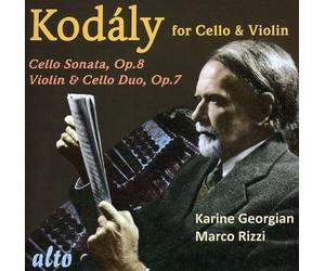 Kodaly : Oeuvres pour violoncelle et violon. Georgian, Rizzi.