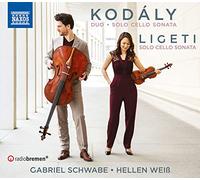 Kodály: Sonate pour Violoncelle Solo - Duo pour Violon et Violoncelle - Ligeti : Sonate pour Violoncelle Solo